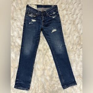 Abercrombie & Fitch Men’s Jeans – W28 L30 – Button Fly – Distressed